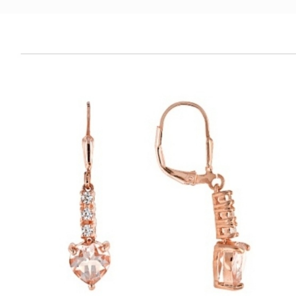 Jewelry 18k Rose Gold over Silver